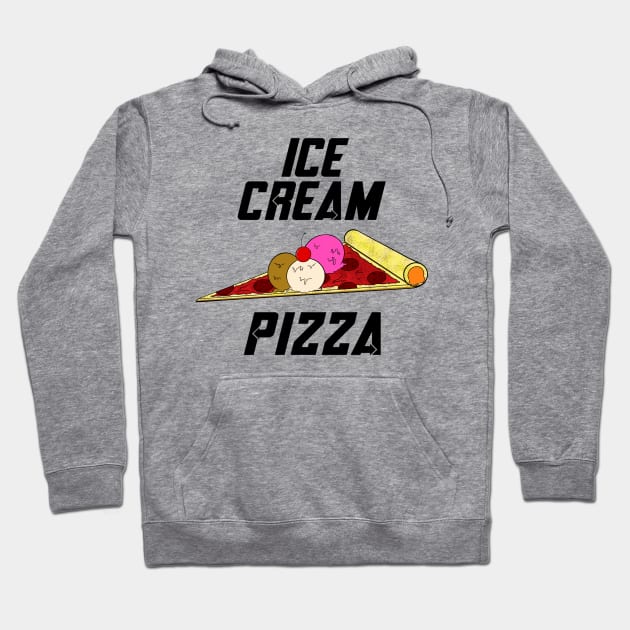 Ice Cream Pizza Ms Marvel Hoodie by ArtIzMuzikForTheEyez